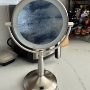 Elegant Silver Vanity Mirror